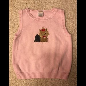 Gymboree Yorkie Sweater Vest